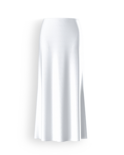 Falda blanca Satin