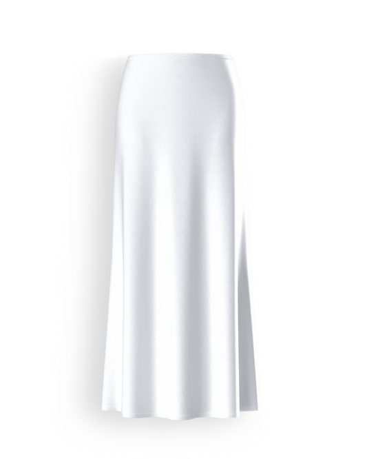 Falda blanca Satin