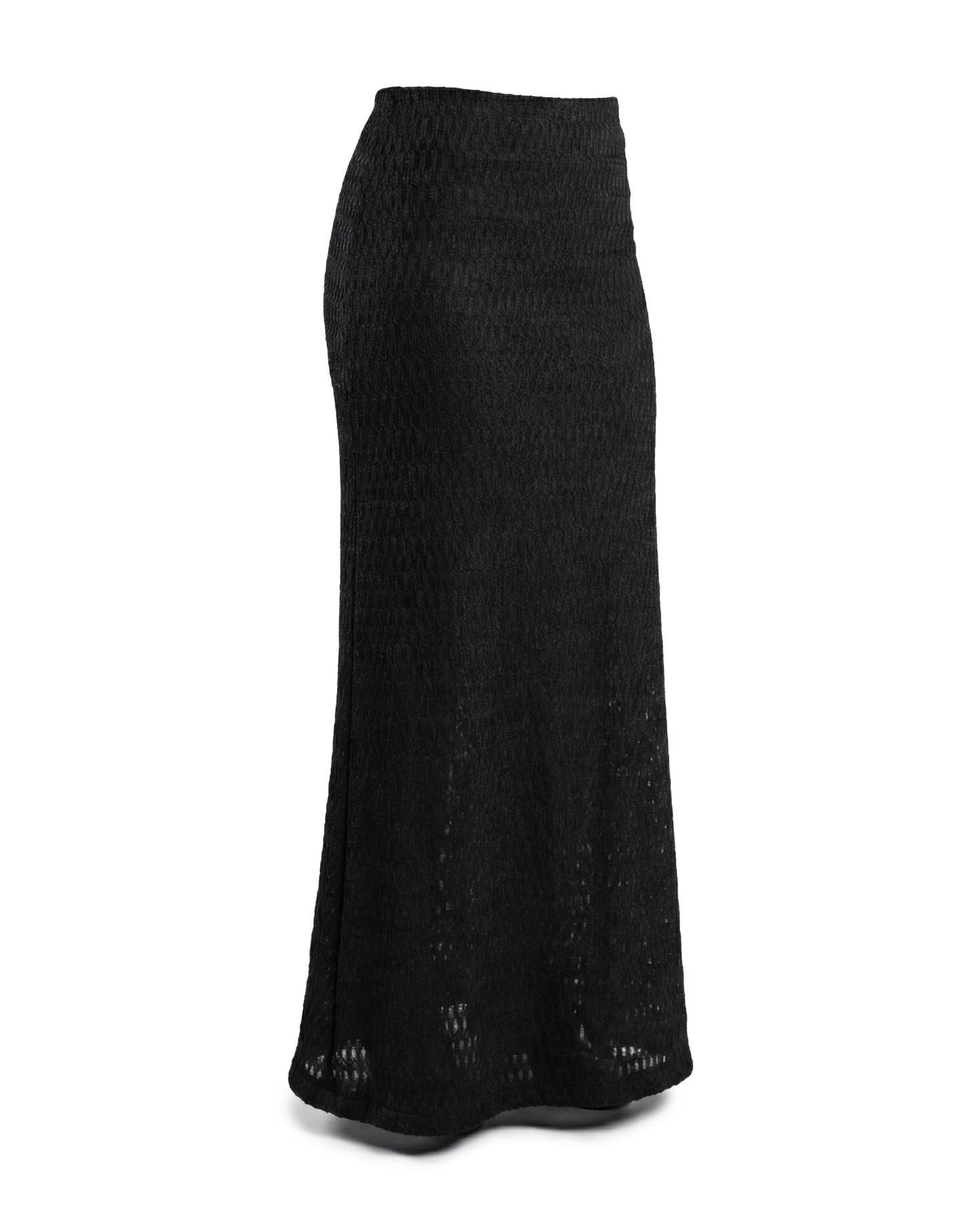 Falda Negra Texturizada Dakota
