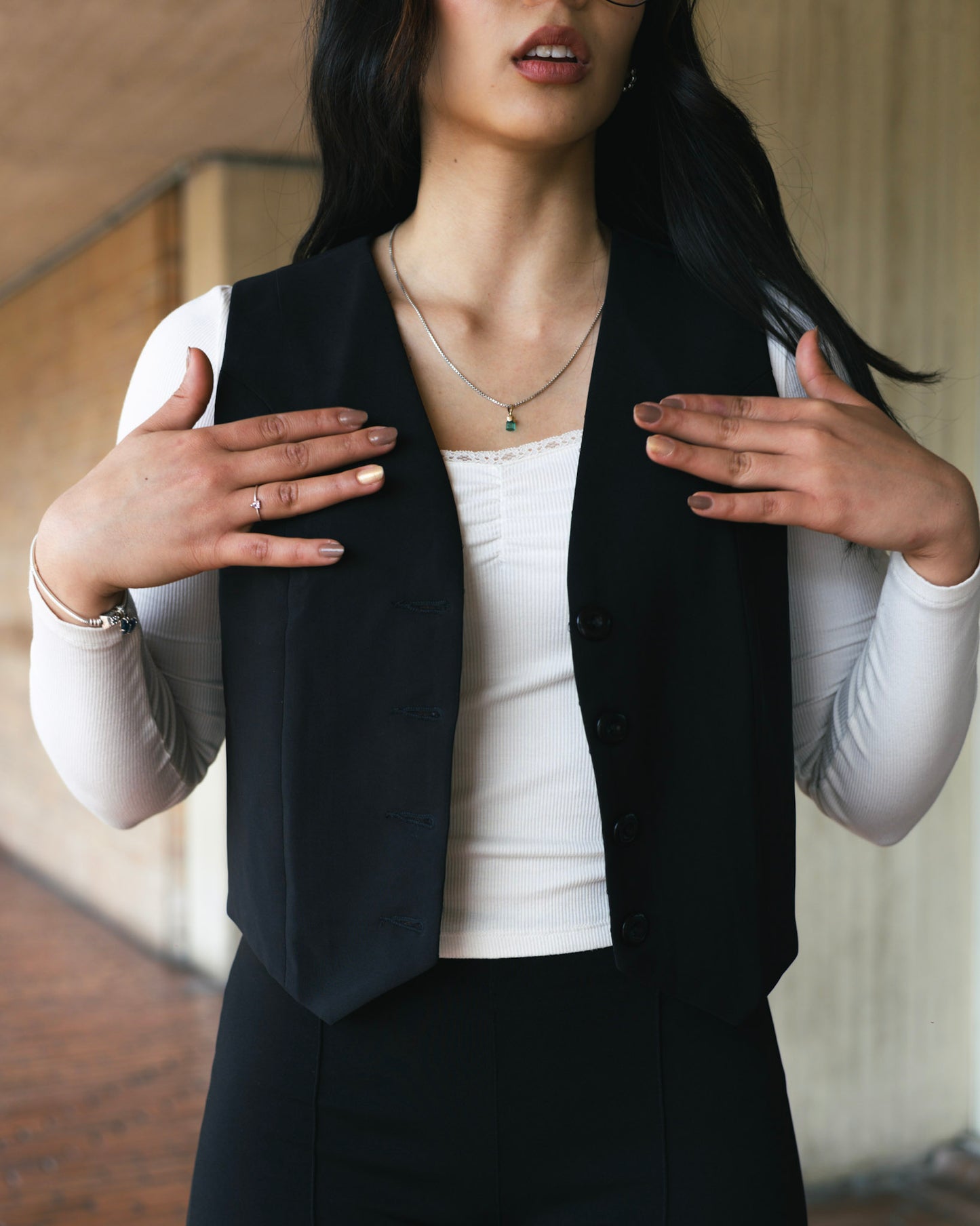 Chaleco Negro "Muse"