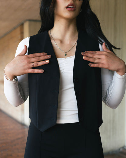 Chaleco Negro "Muse"