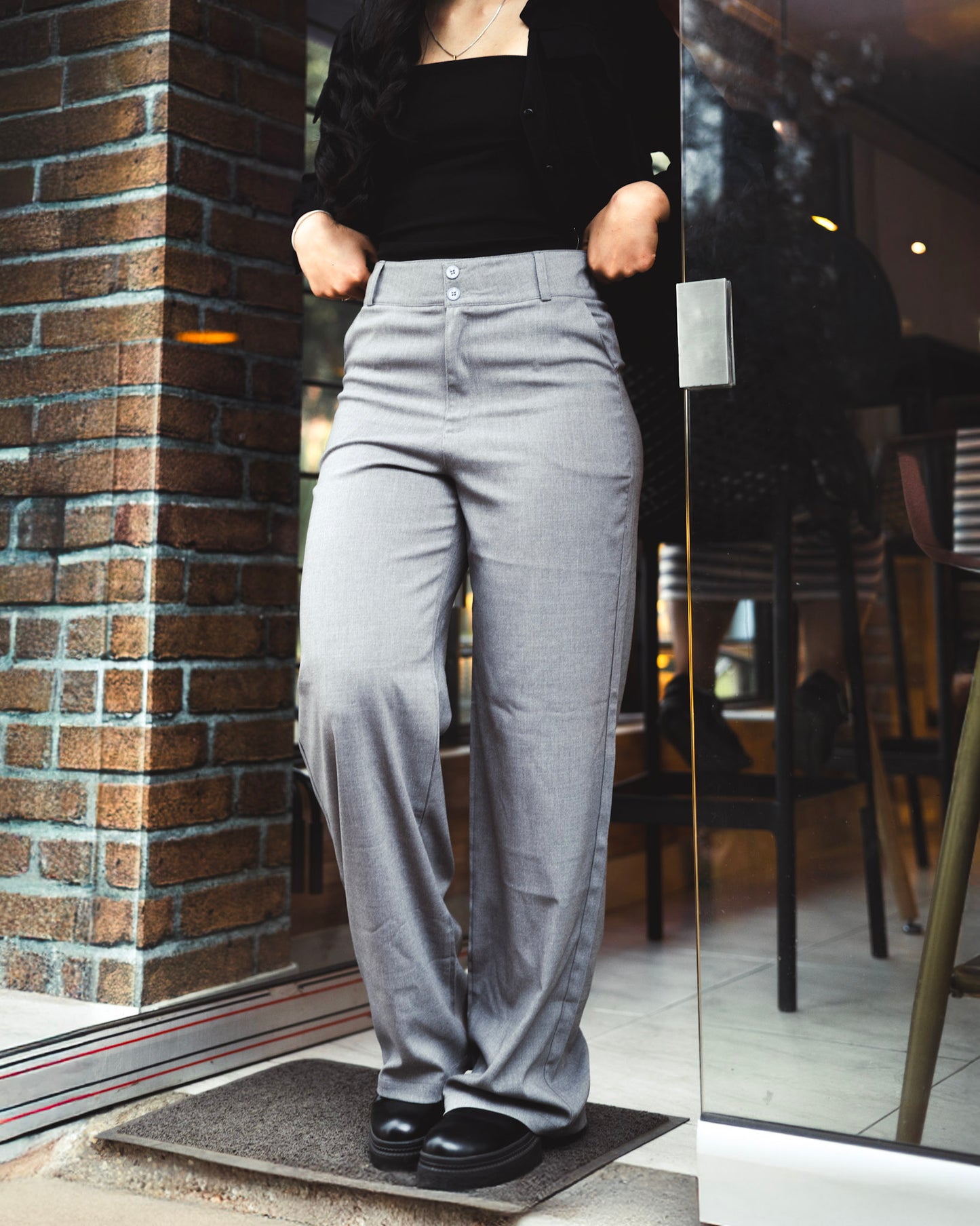 Pantalón  Gris "Lía"